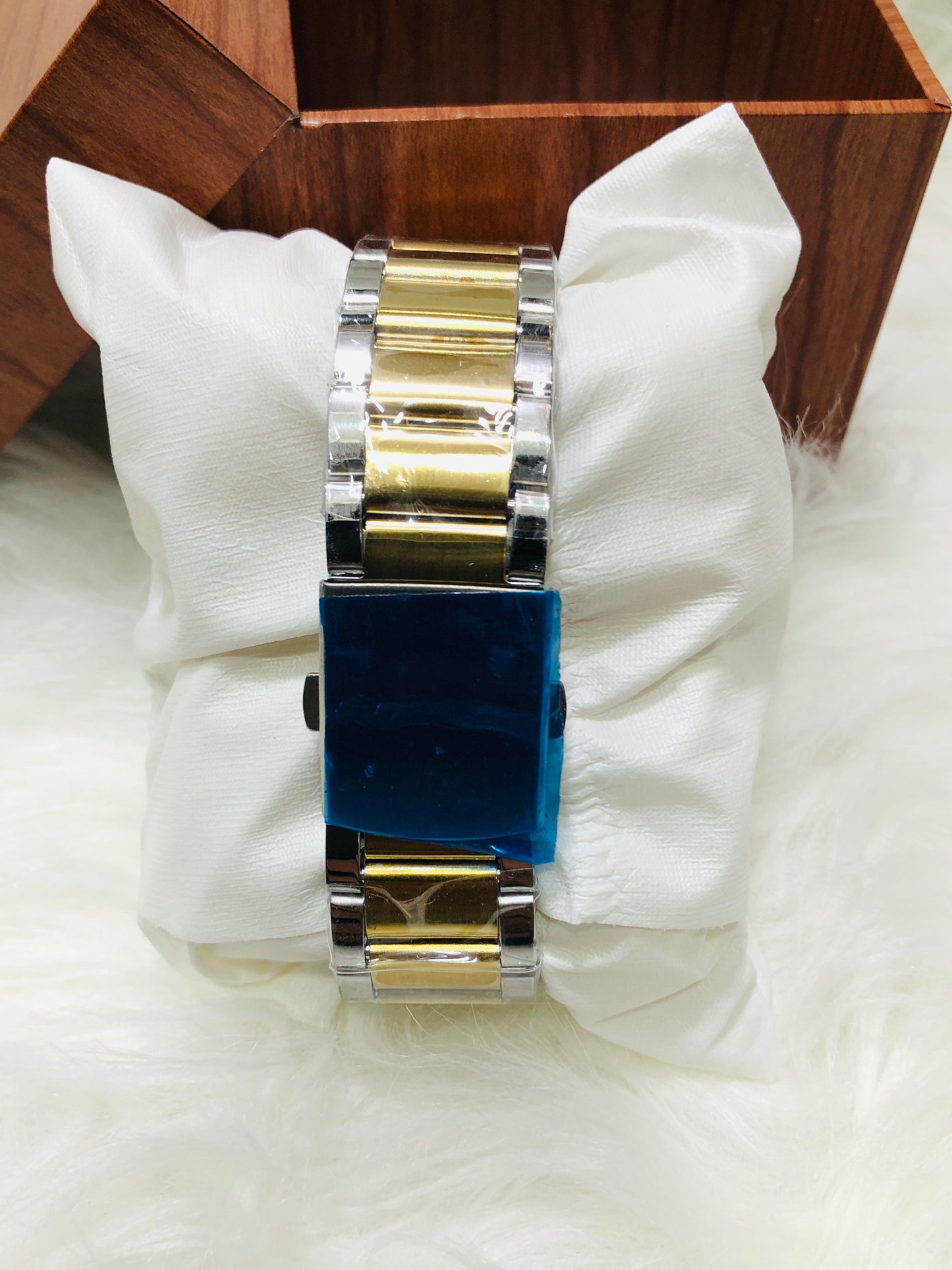 Ralex Prestige Chronograph Series - Article #986 - Two Tone - White Dial