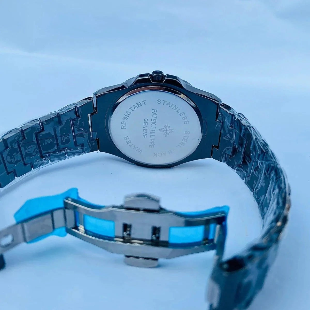 Premium Black Sapphire Dial Watch For Men's