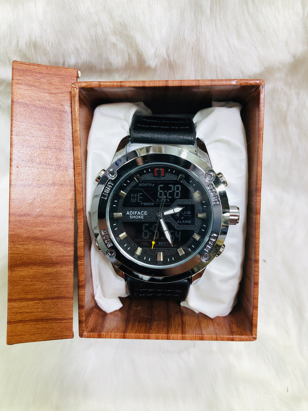 EDF-3689 Dual Time ( Analog & Digital ) Straps Watch