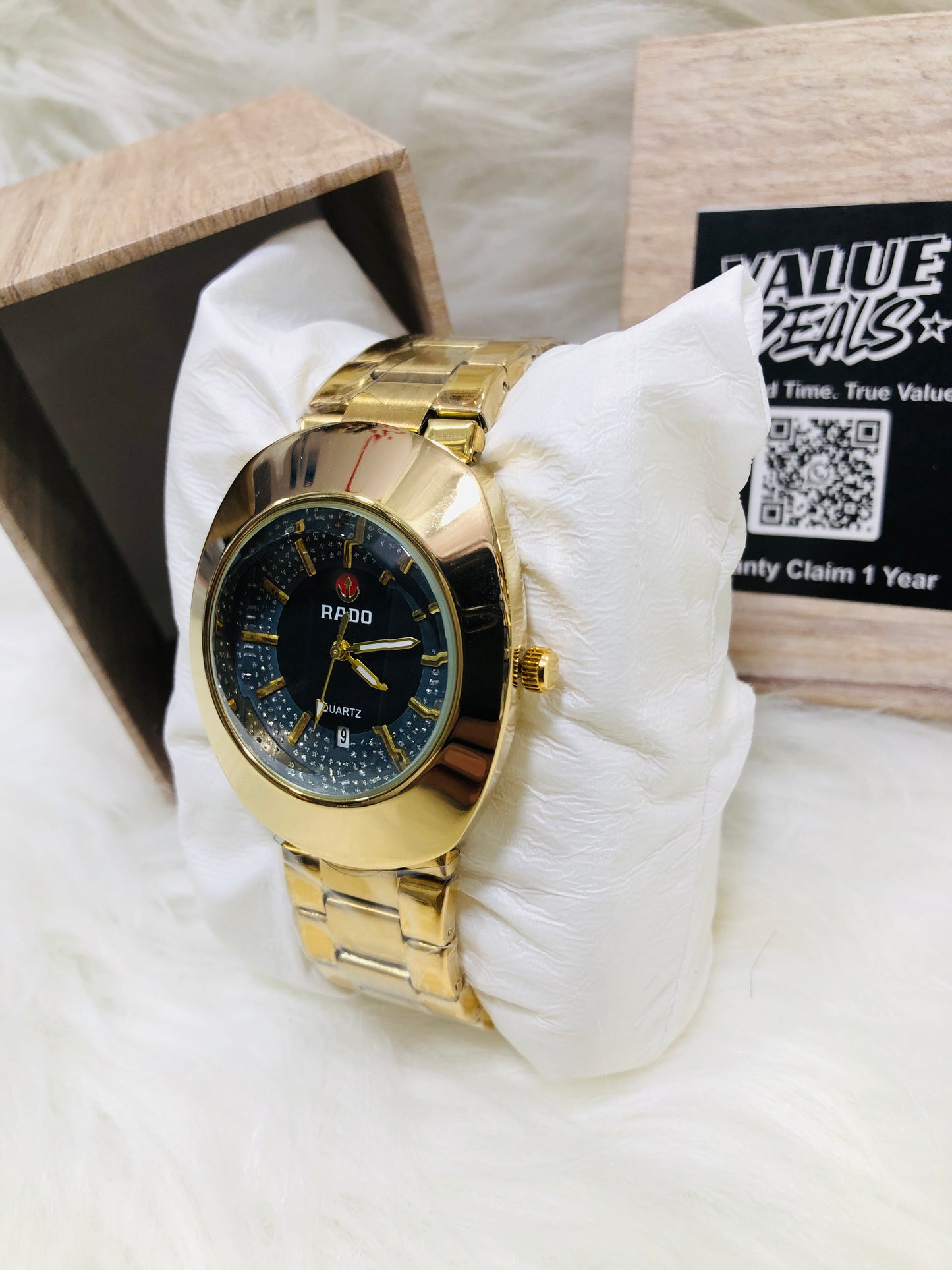 RADO EGG PREMIUM DIAMOND WATCH WATERPROOF