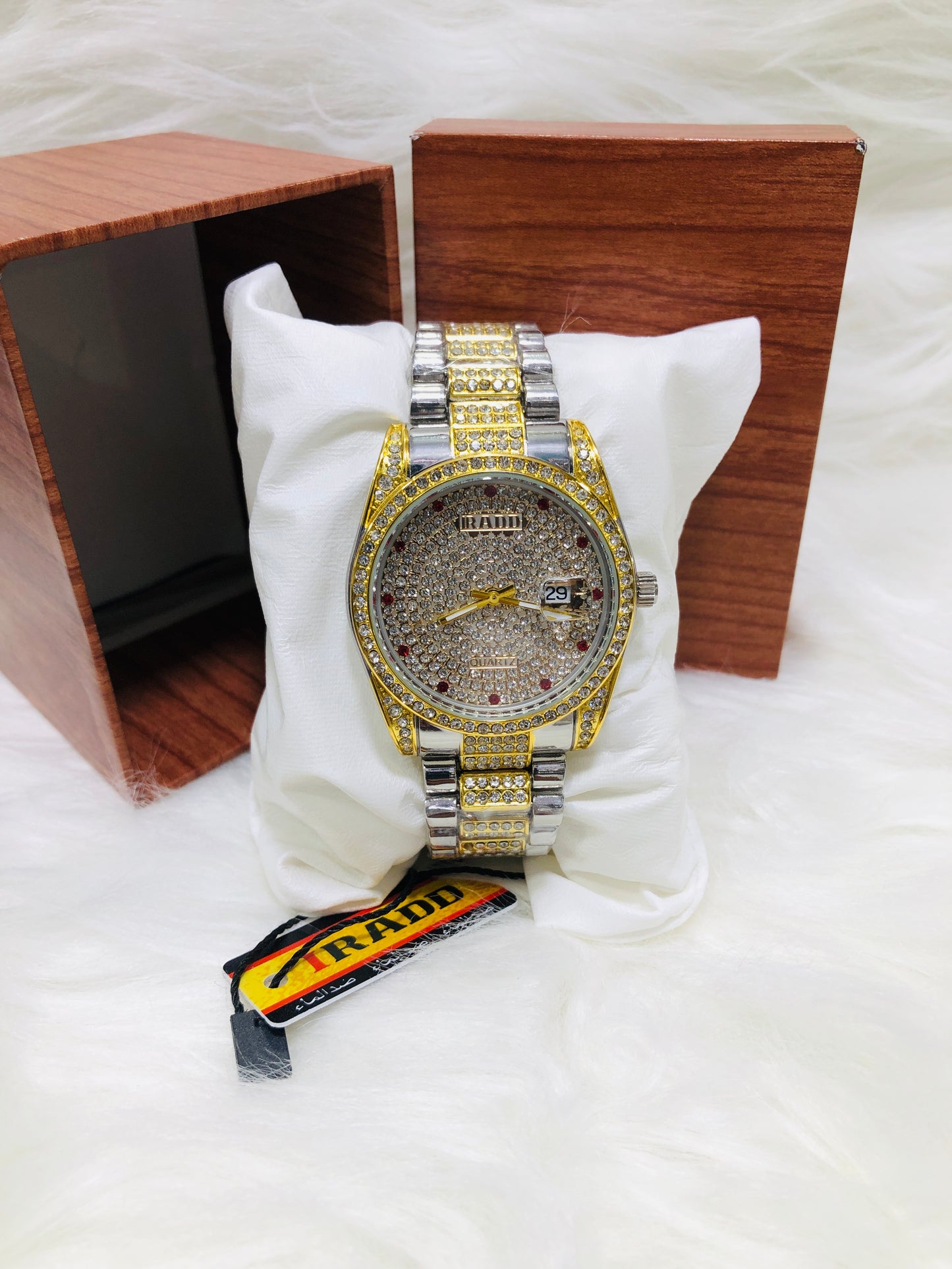 ICED-OUT Diamond Watch Limited Edition Two tone color