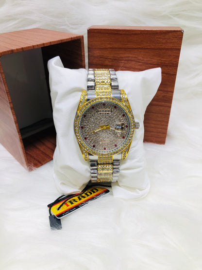 ICED-OUT Diamond Watch Limited Edition Two tone color