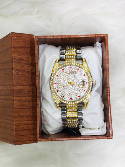 ICED-OUT Diamond Watch Limited Edition Two tone color