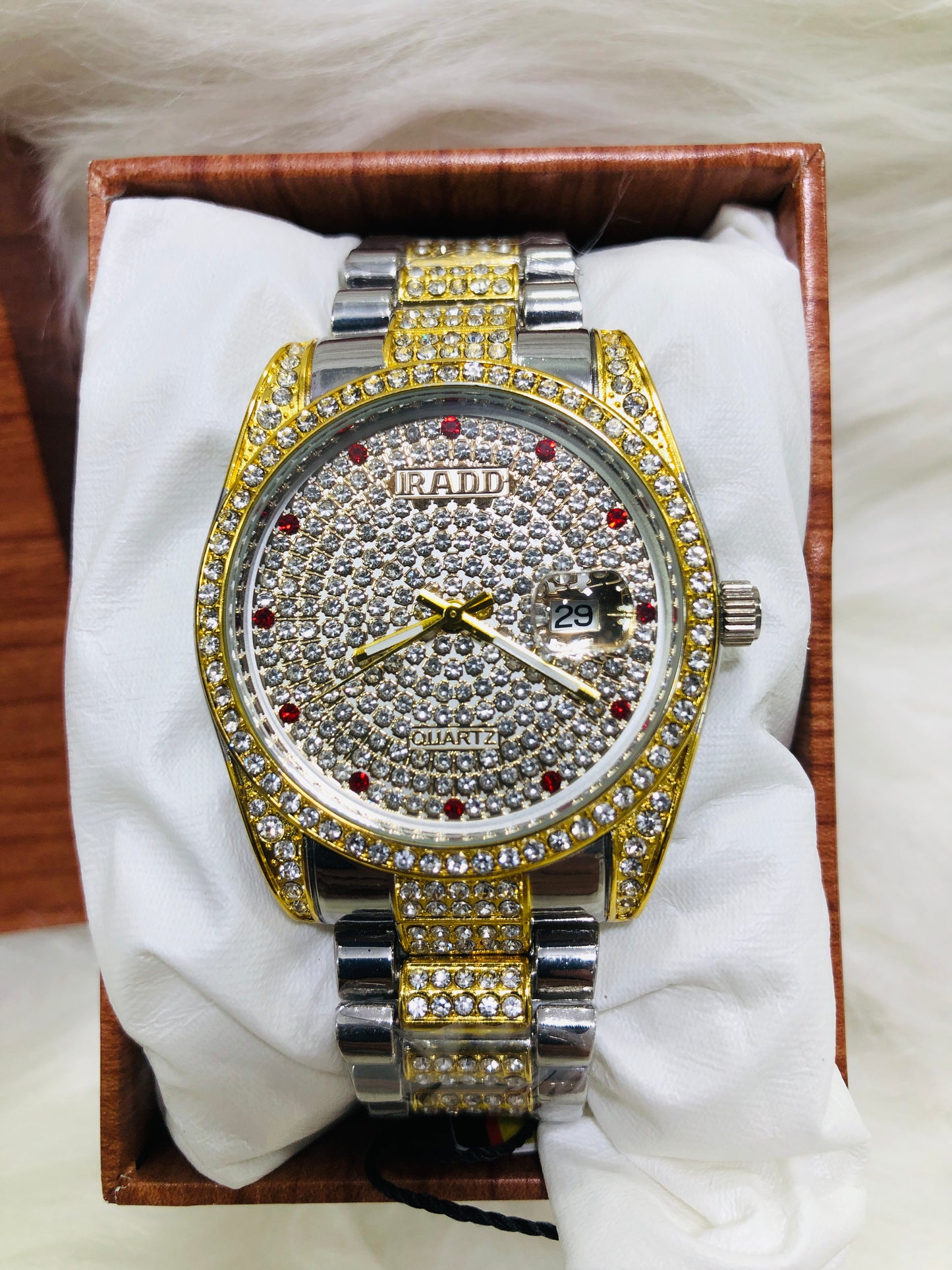 ICED-OUT Diamond Watch Limited Edition Two tone color