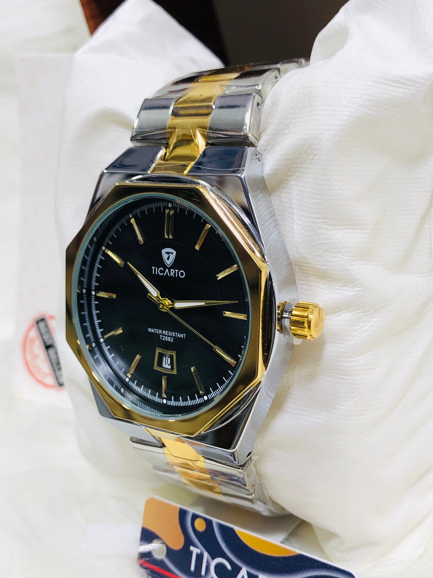 Ticarto Diamond Dial - Premium Edition T2882 - Two Tone