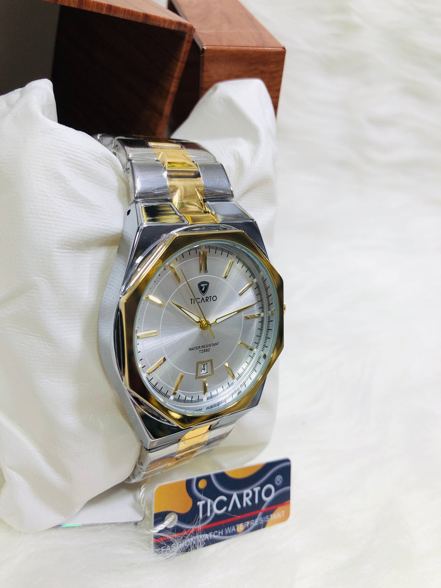 Ticarto Diamond Dial - Premium Edition T2882 - Two Tone