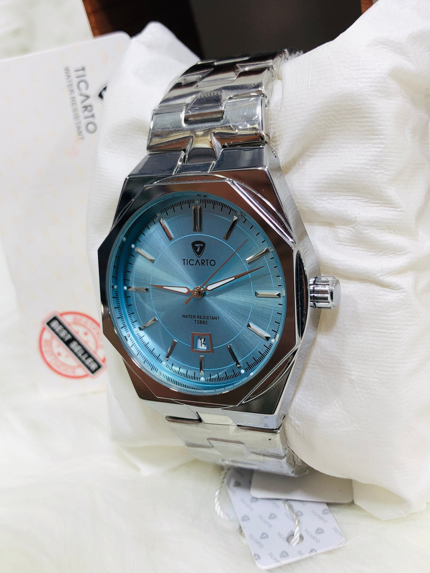 Ticarto Diamond Dial - Premium Edition T2882 - Silver