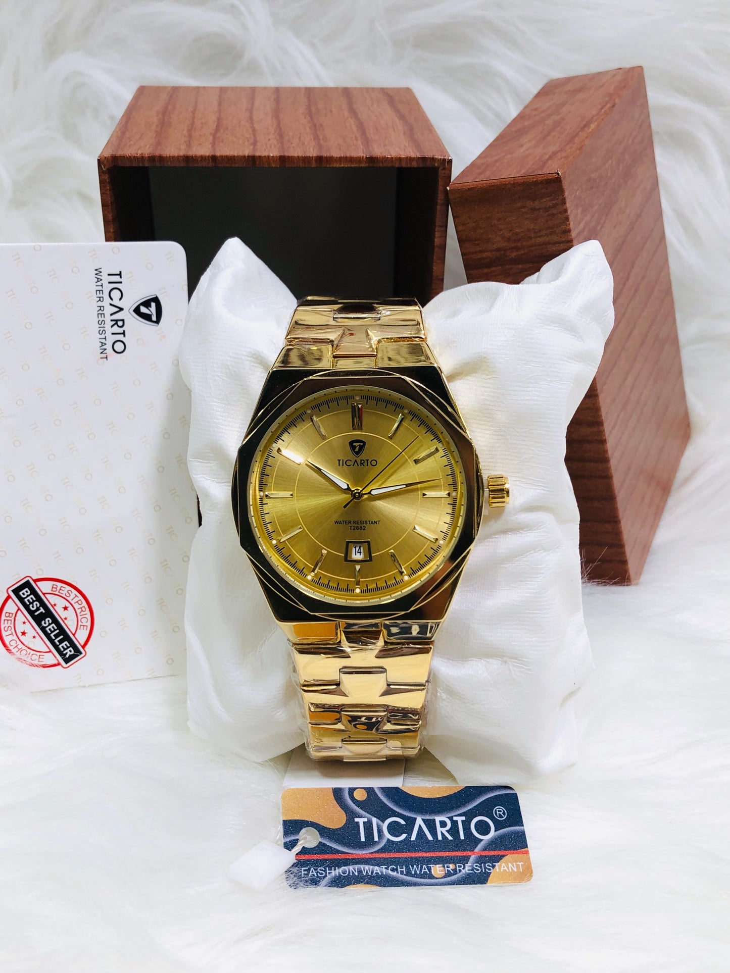 Ticarto Diamond Dial - Premium Edition T2882 - Golden