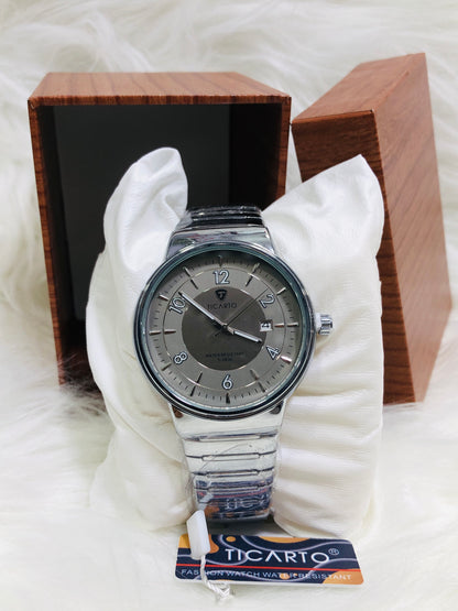 Ticarto Round Dial - Premium Edition T2830 - Silver