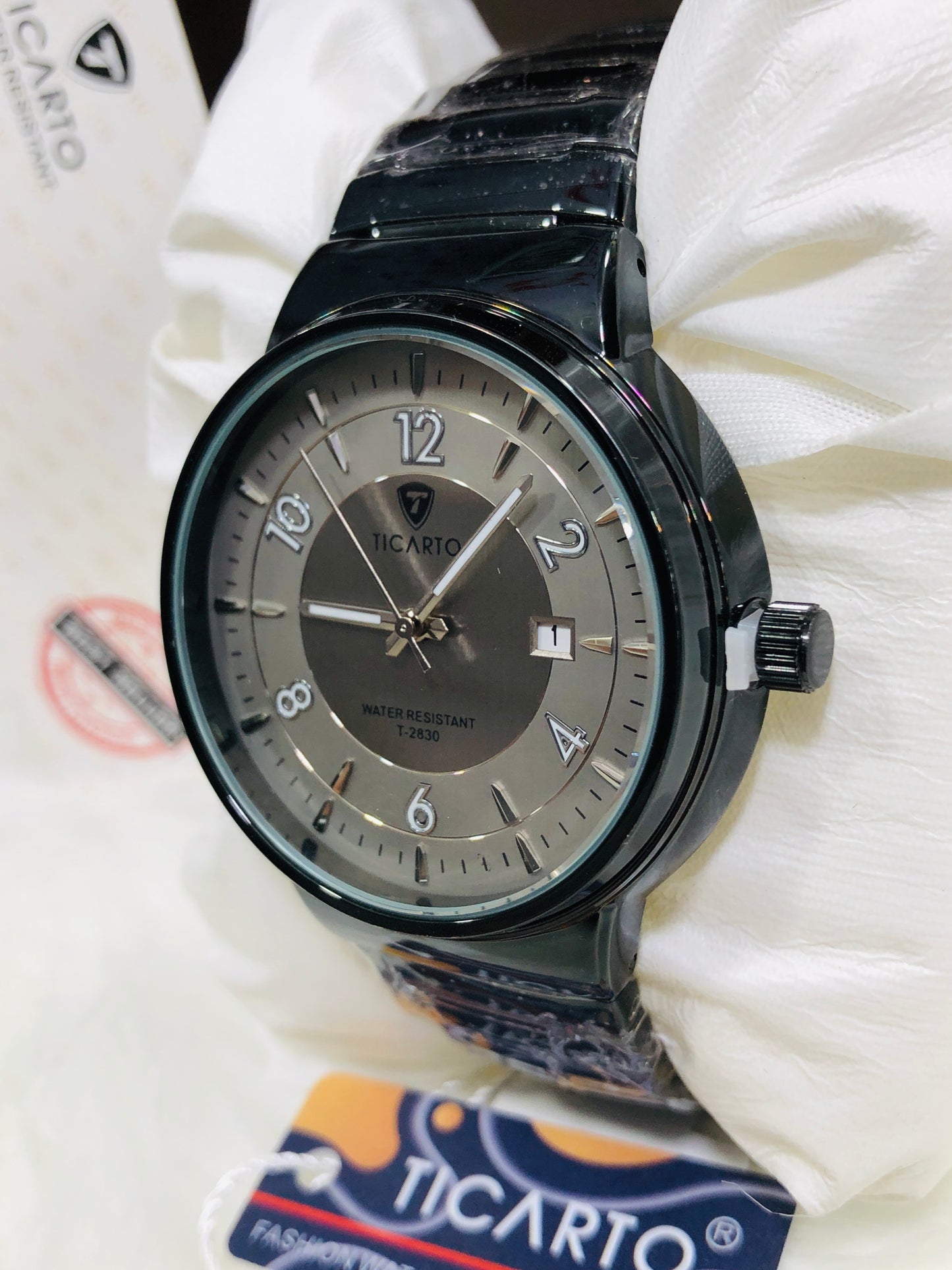 Ticarto Round Dial - Premium Edition T2830 - Black