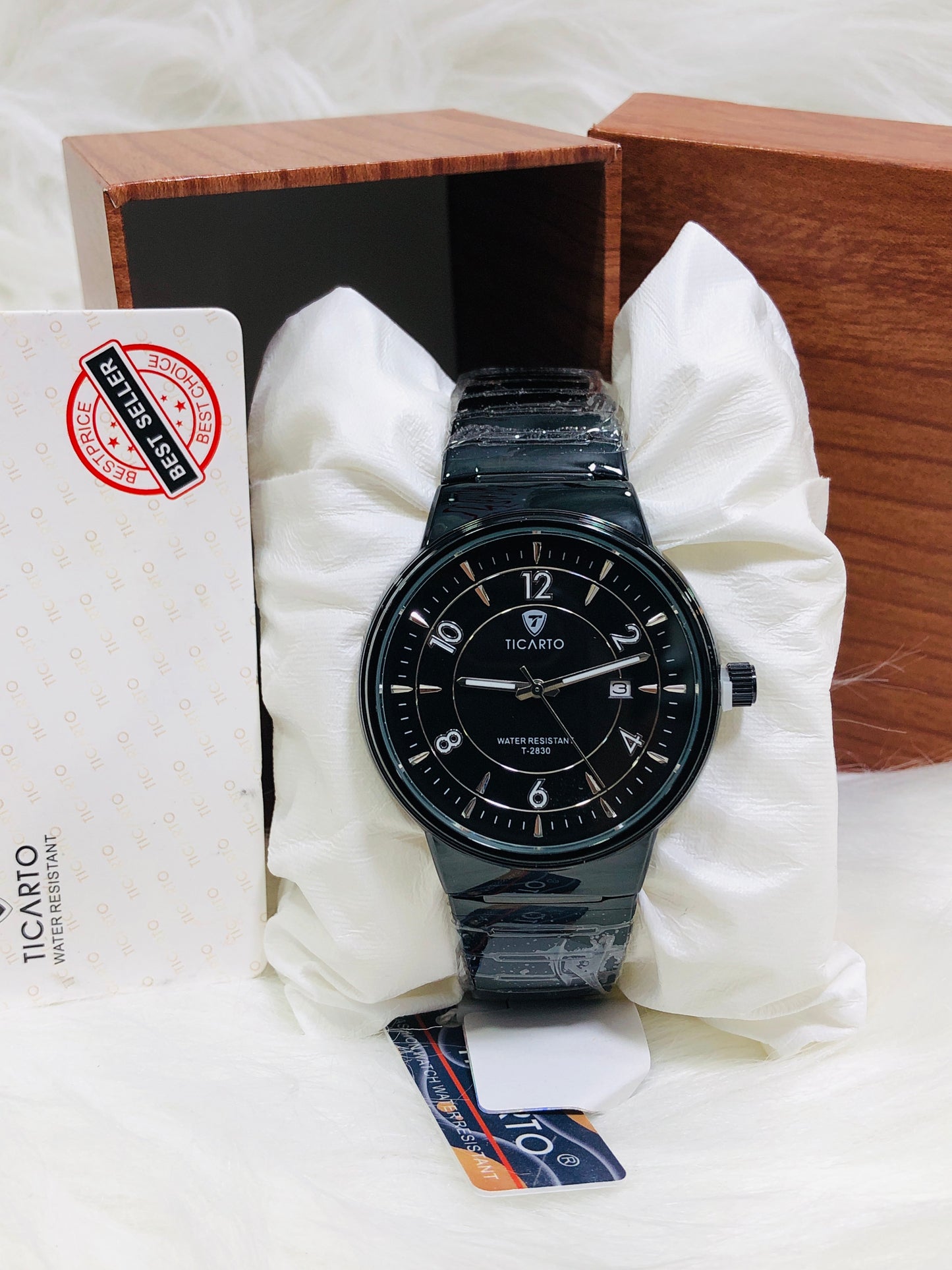 Ticarto Round Dial - Premium Edition T2830 - Black