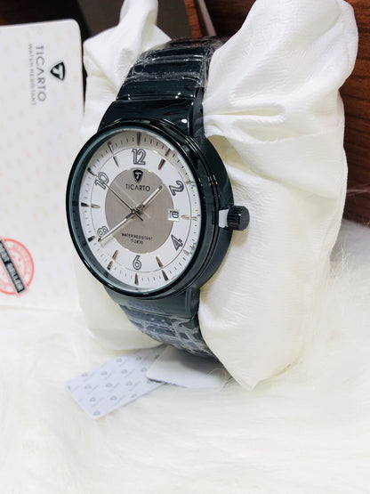 Ticarto Round Dial - Premium Edition T2830 - Black