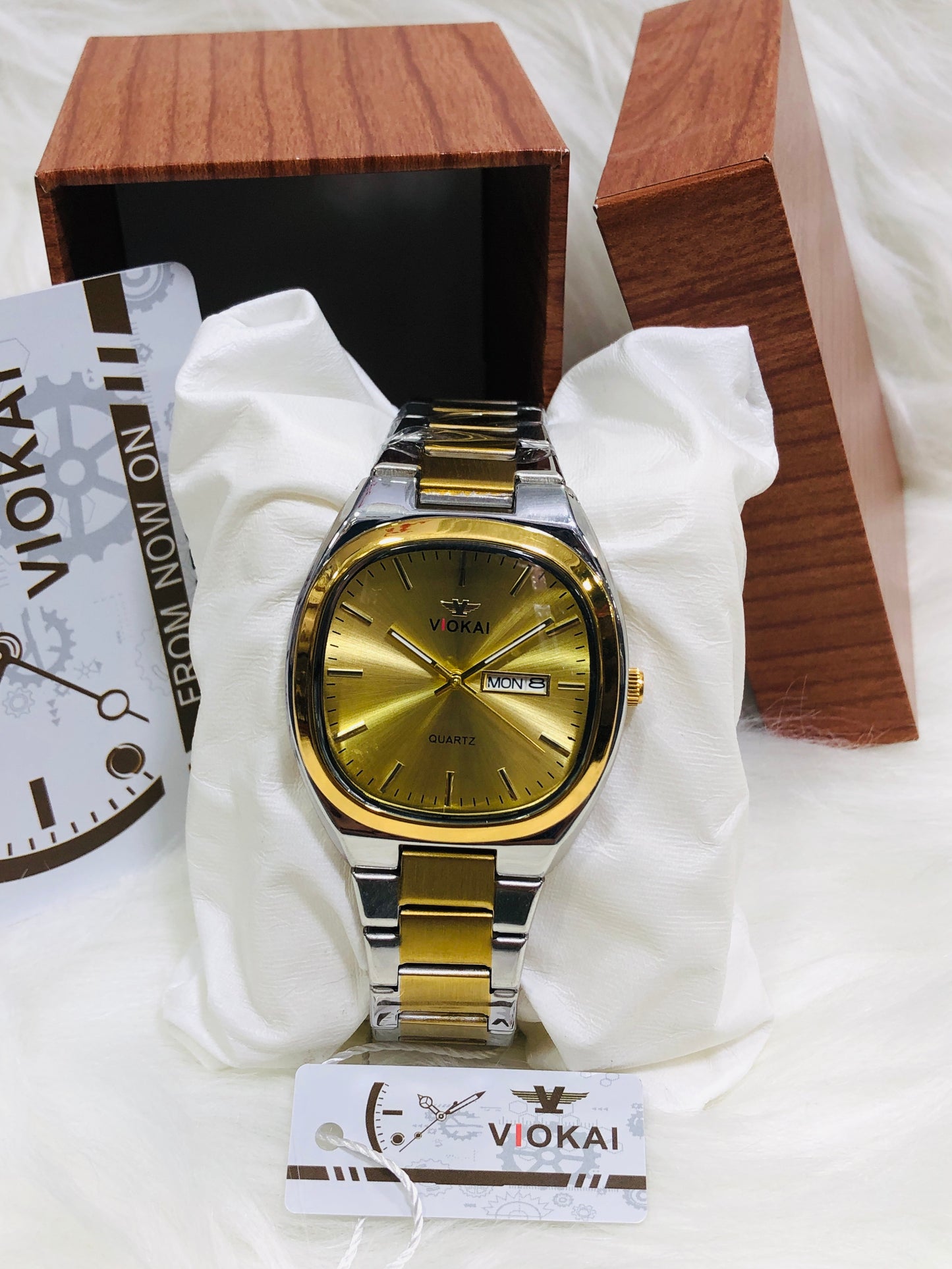 Viokai Monarch Edition - Day Date Design V8570 - Two Tone