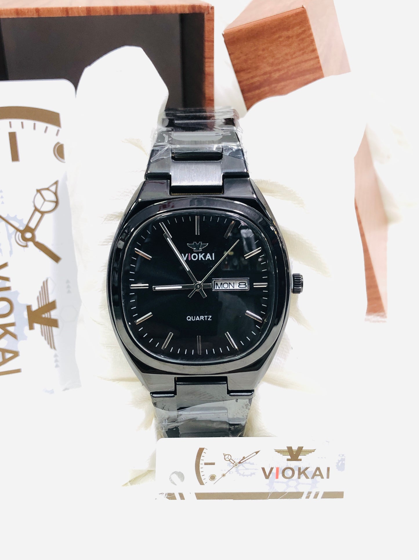 Viokai Monarch Edition - Day Date Design V8570 - Black