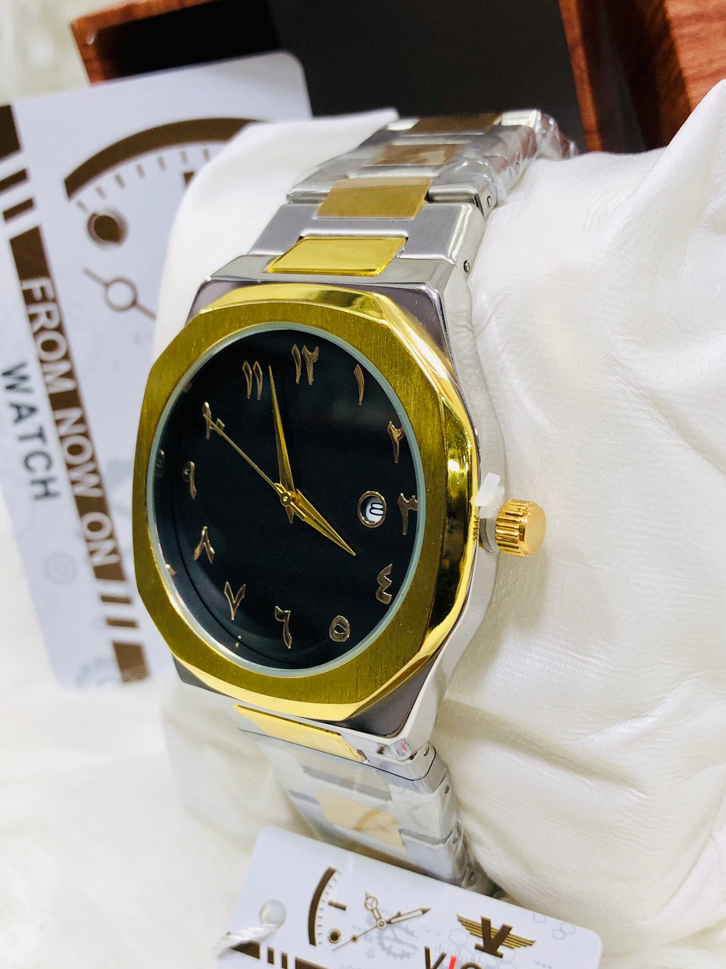 Original Viokai Arabic Aura Watch - Two tone