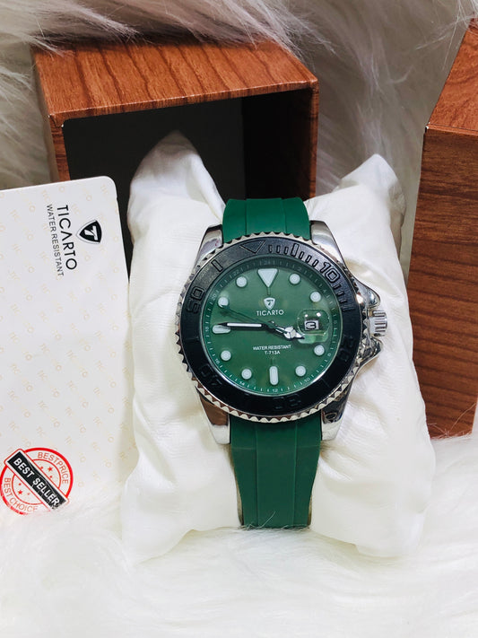 Ticarto Silicone Strap - T713A - Green