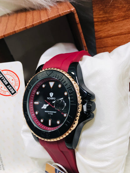 Ticarto Silicone Strap - T713A - Red