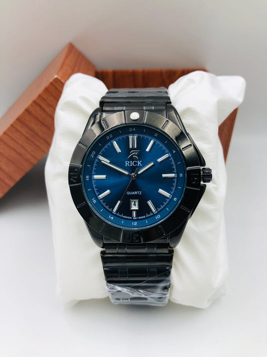 Rick Executive Series - Article #345 - Black - Blue Dial