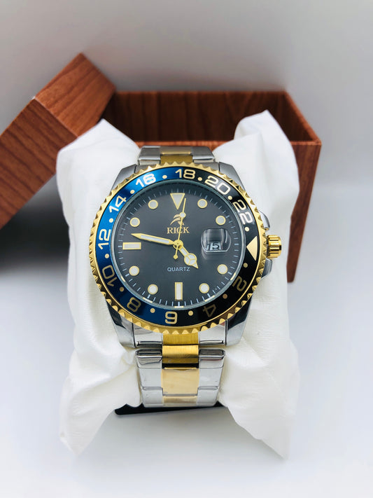 Rick New Design - Article #972 - Two Tone - Black Dial