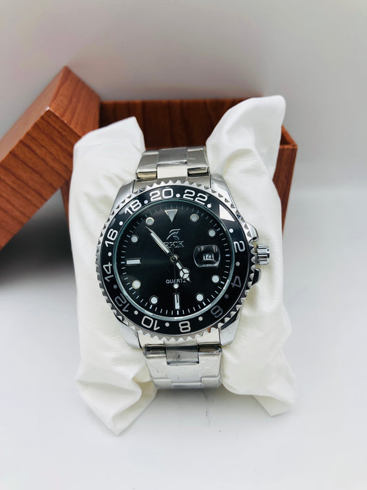 Rick New Design - Article #975 - Silver - Black Dial