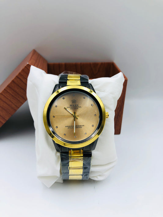 Rolex Classic Design - Article #232 - Two Tone - Golden Dial