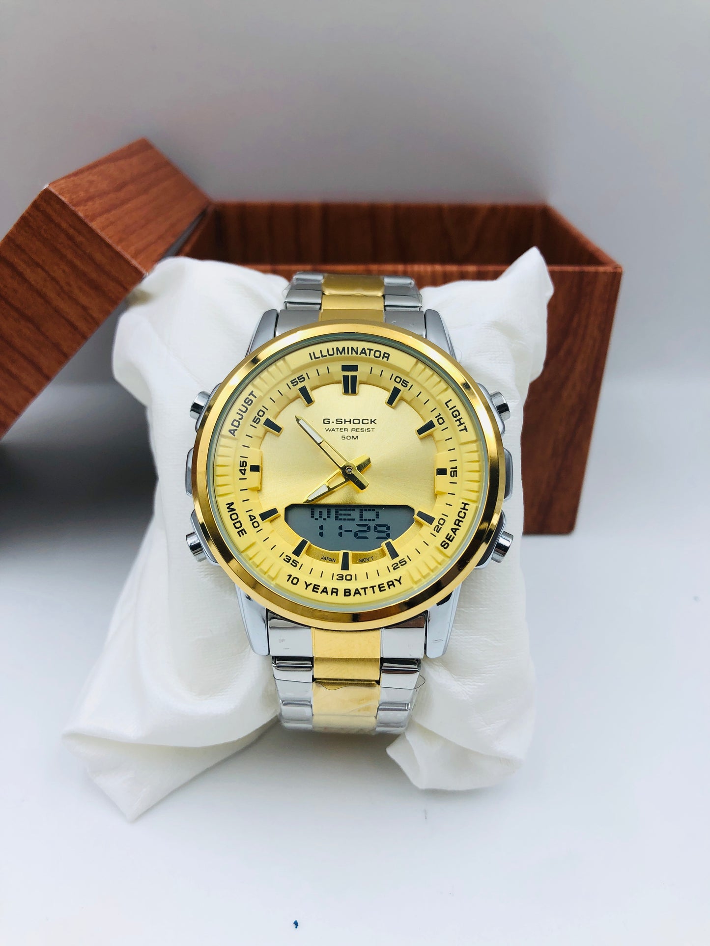 G-shock World Time - Article #688 - Two Tone - Golden Dial