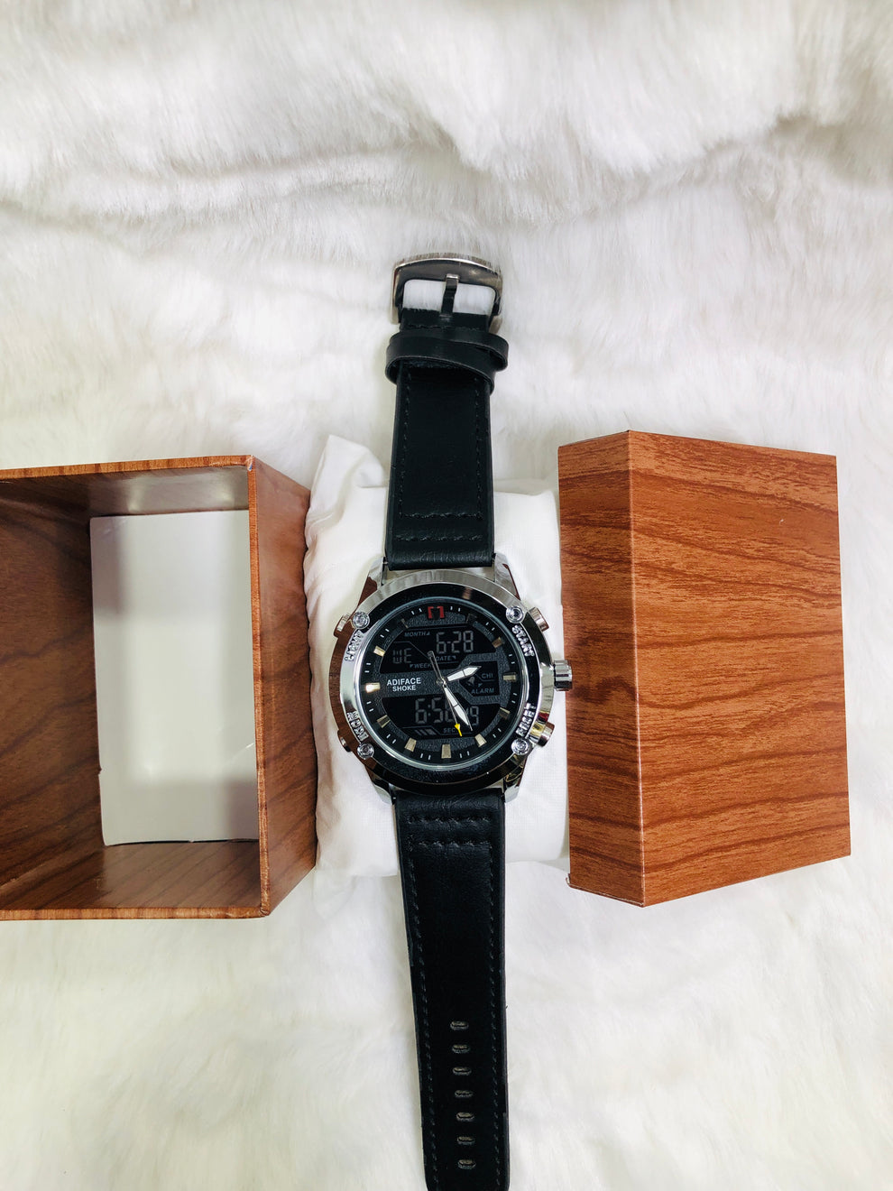 EDF-3689 Dual Time ( Analog & Digital ) Straps Watch